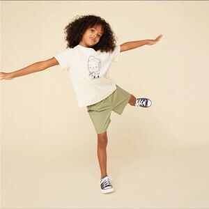 The Sunday Collective Musical Marshmellow Reglan Sleeve Tee NEW size 8 Unisex